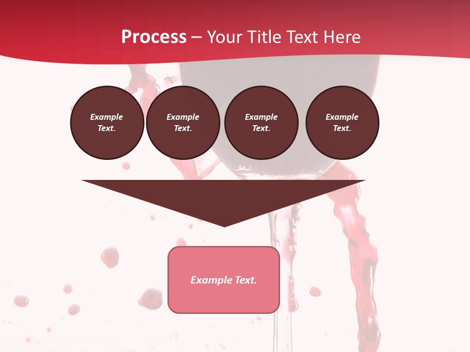 Alcohol Juice Swirl PowerPoint Template