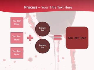 Alcohol Juice Swirl PowerPoint Template