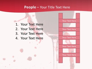 Alcohol Juice Swirl PowerPoint Template