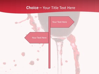 Alcohol Juice Swirl PowerPoint Template