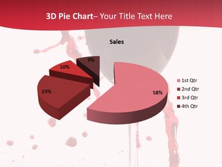 Alcohol Juice Swirl PowerPoint Template