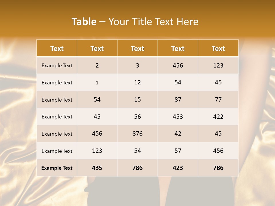 Blond Lady Make Up PowerPoint Template