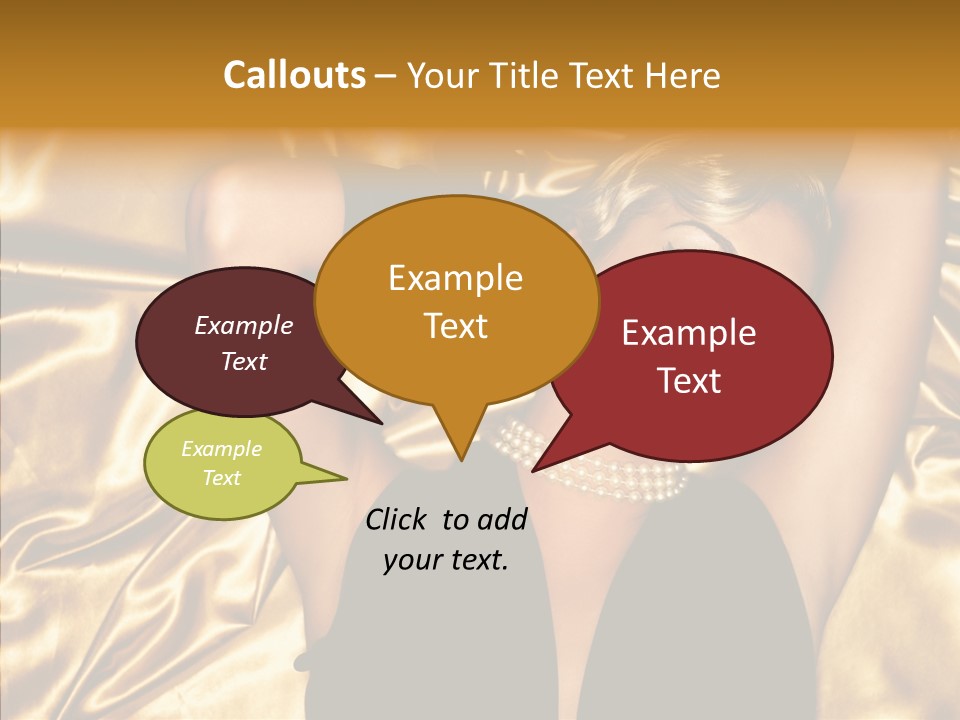 Blond Lady Make Up PowerPoint Template