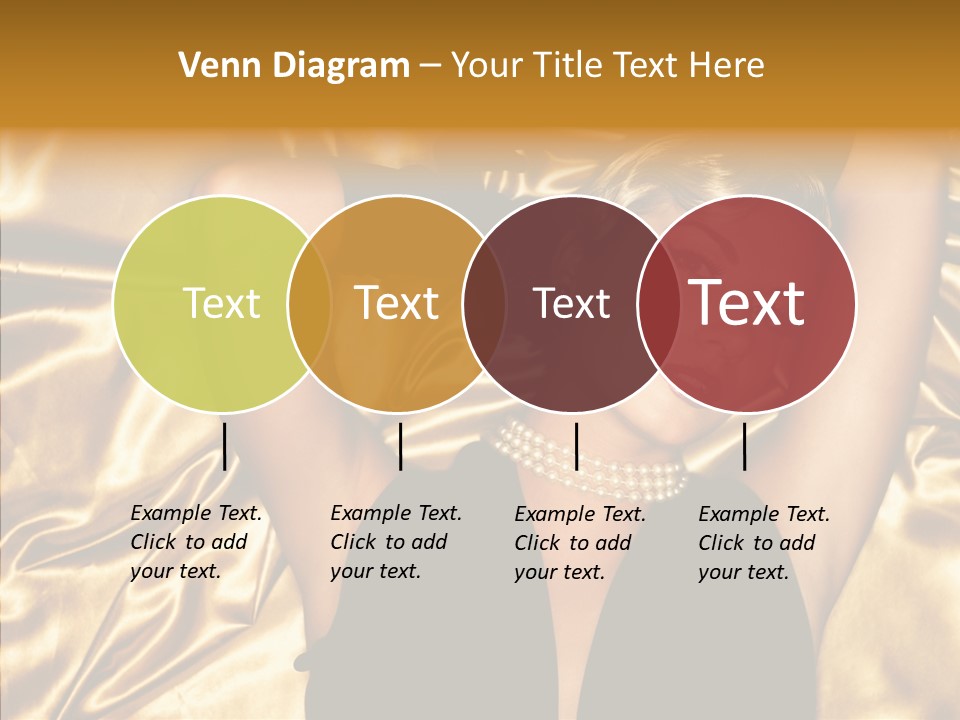 Blond Lady Make Up PowerPoint Template