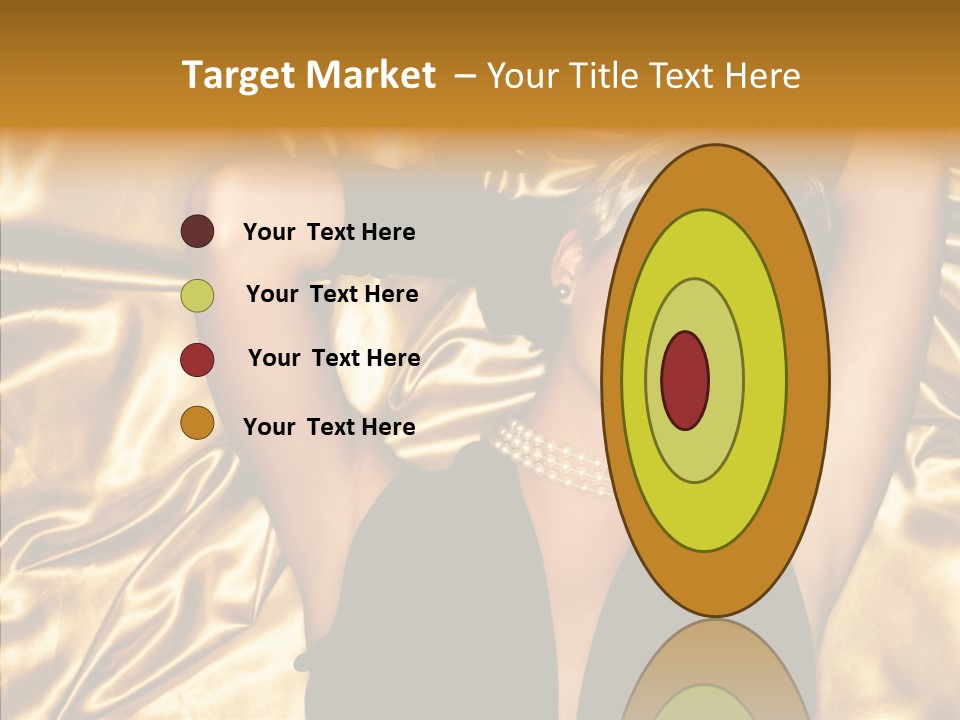 Blond Lady Make Up PowerPoint Template