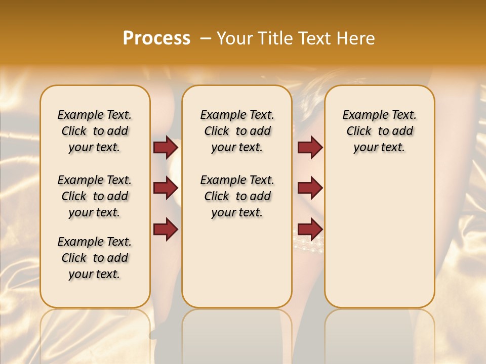 Blond Lady Make Up PowerPoint Template