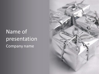 Ornate White Box PowerPoint Template