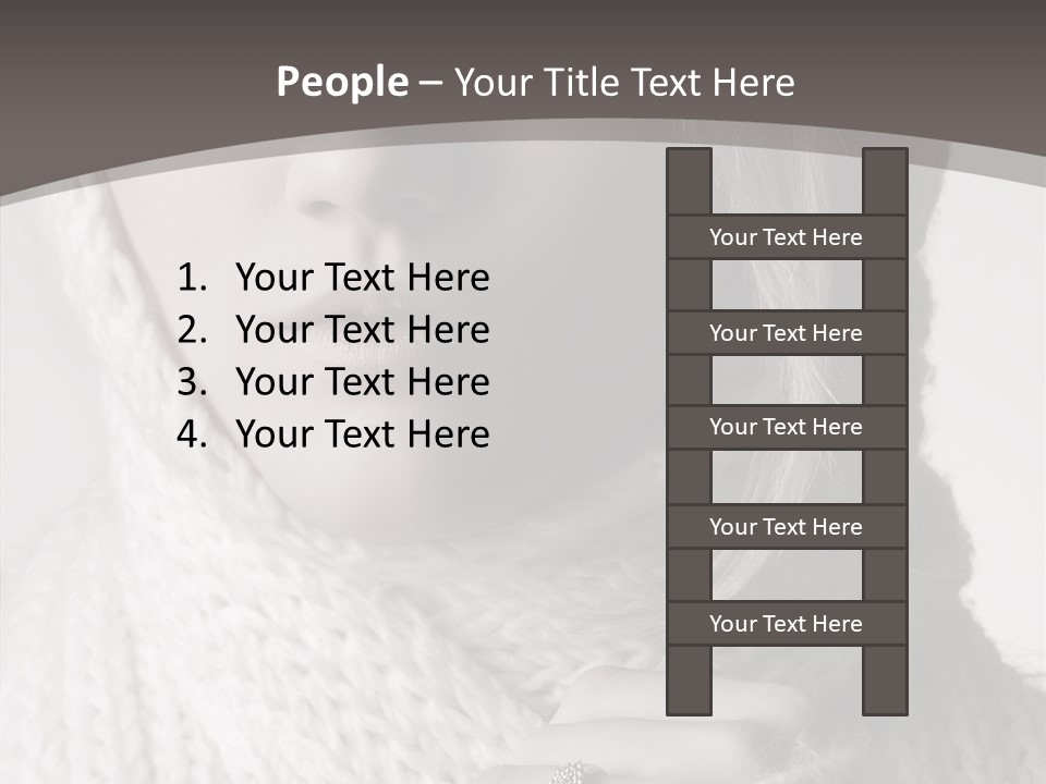 Toned Vertical Confident PowerPoint Template