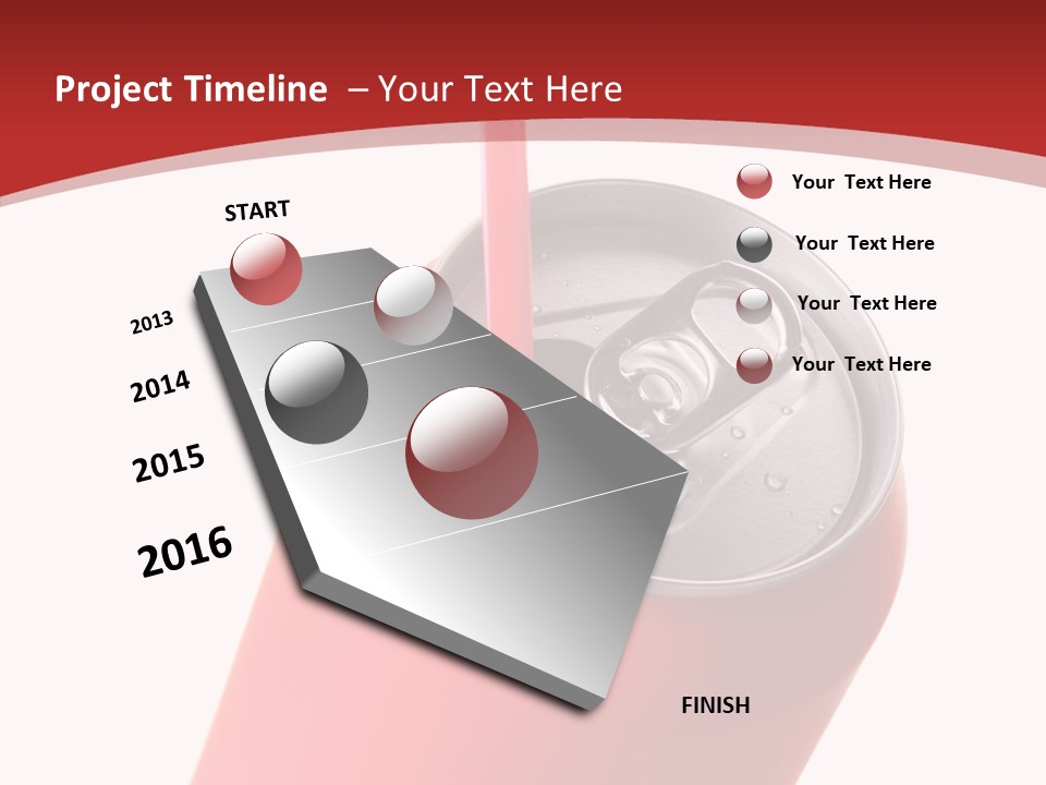 Booze Fizzy Steel PowerPoint Template