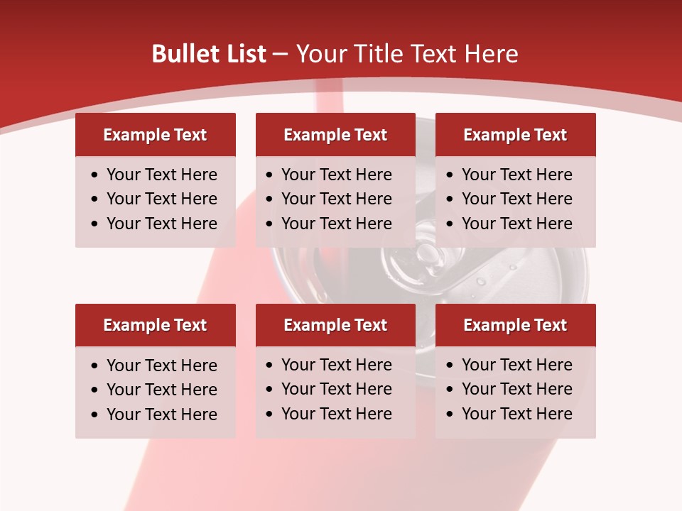 Booze Fizzy Steel PowerPoint Template