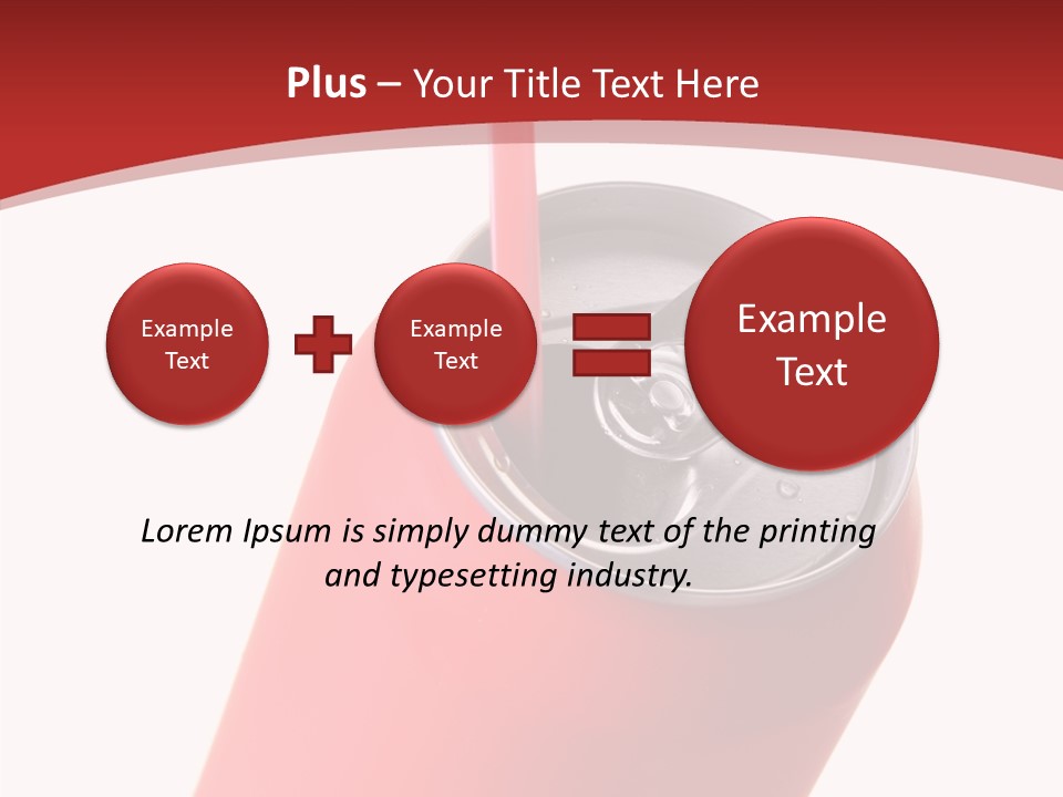 Booze Fizzy Steel PowerPoint Template