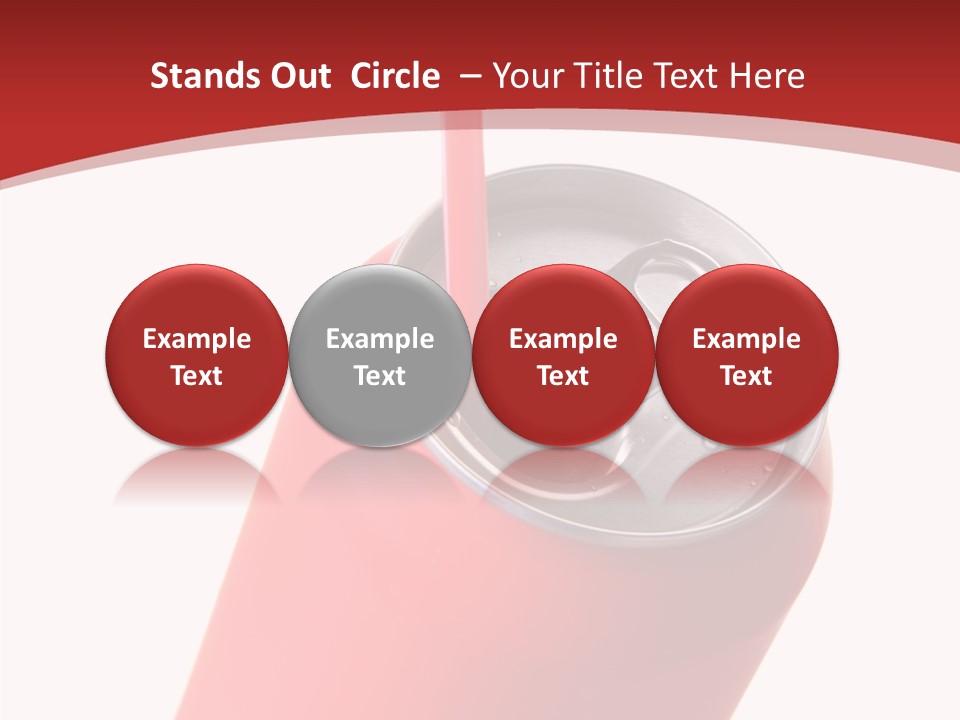 Booze Fizzy Steel PowerPoint Template