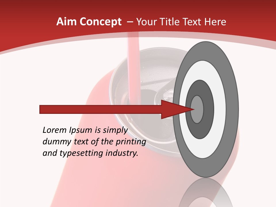 Booze Fizzy Steel PowerPoint Template