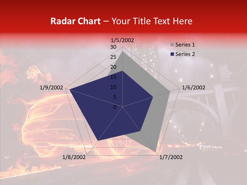 Motion Cityscape Vehicle PowerPoint Template