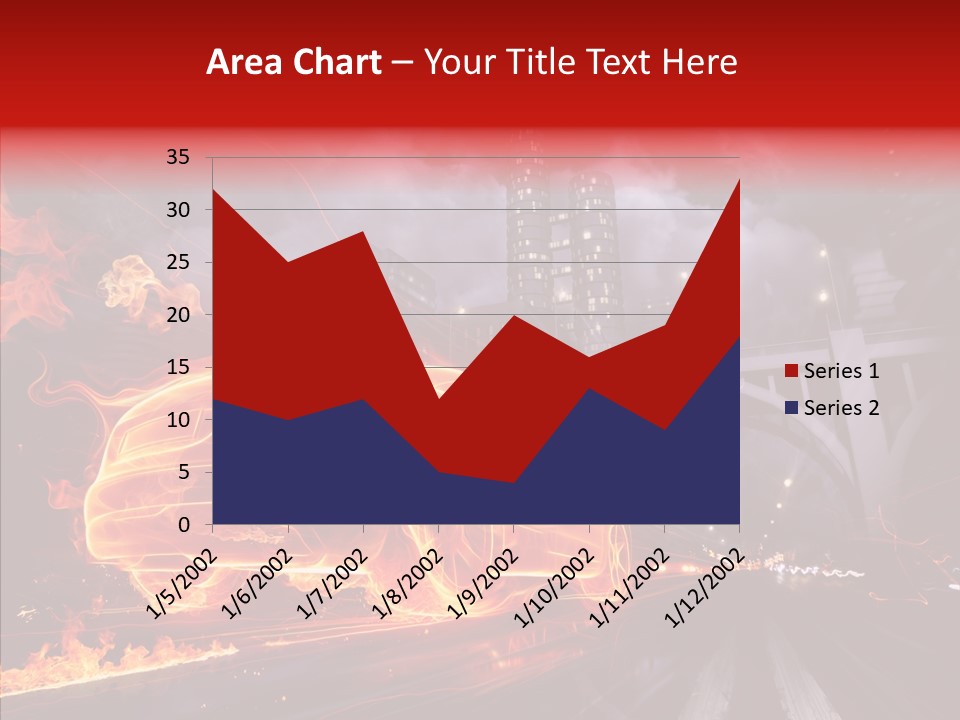 Motion Cityscape Vehicle PowerPoint Template