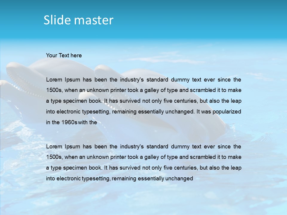 Sonar Porous Jaws PowerPoint Template