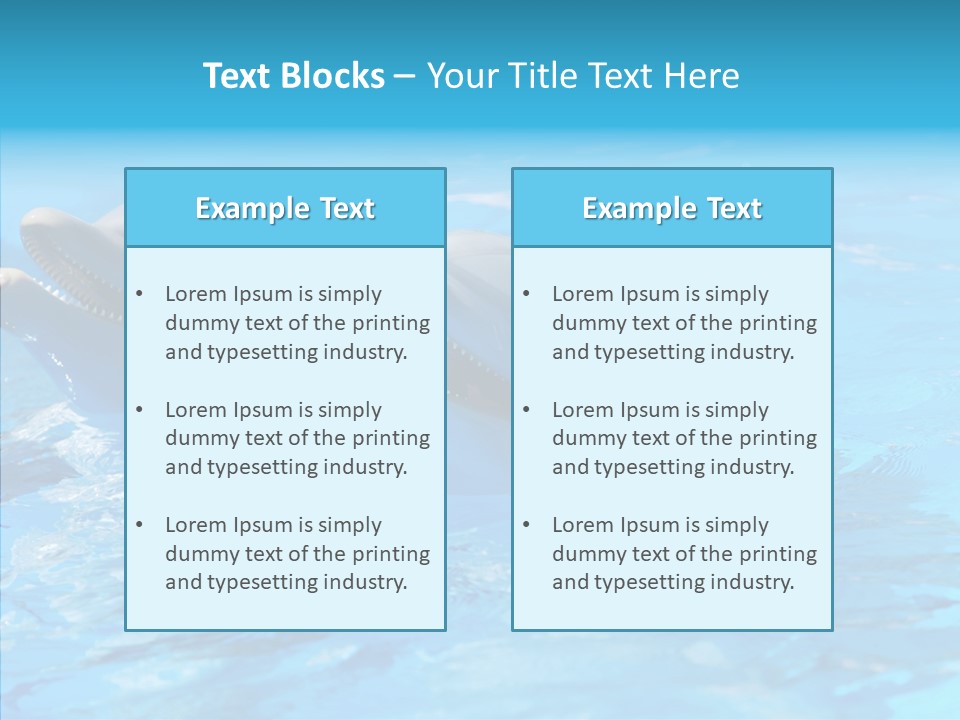 Sonar Porous Jaws PowerPoint Template