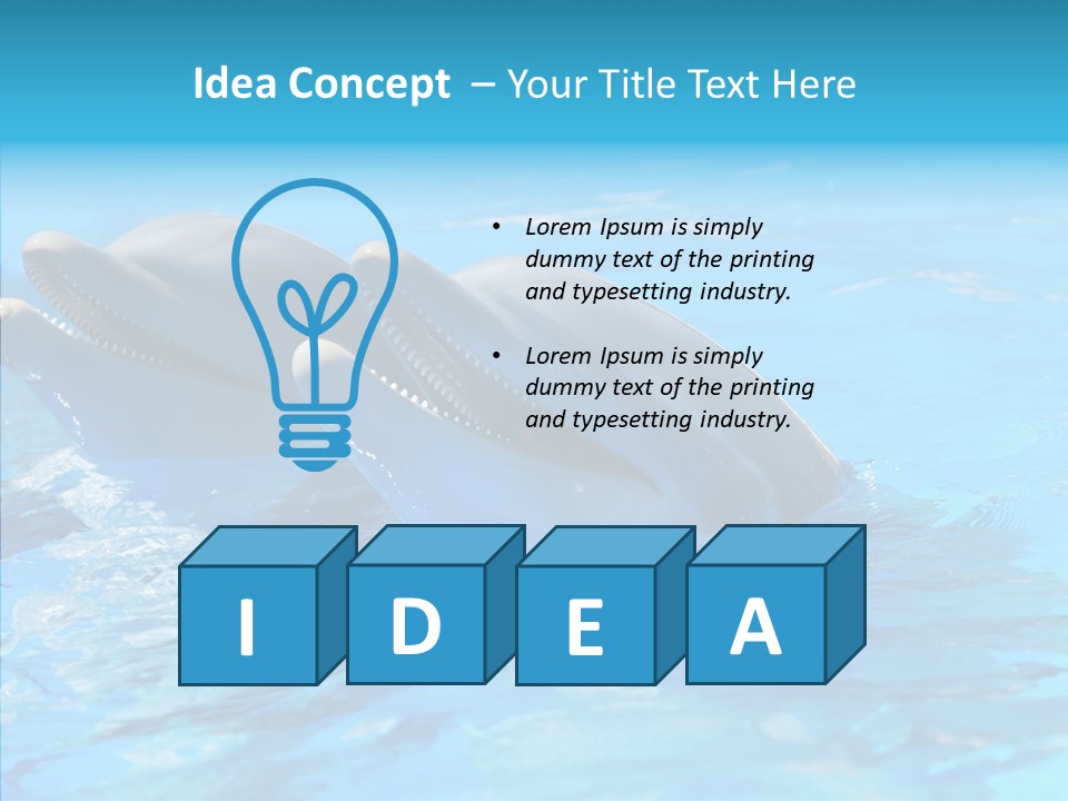 Sonar Porous Jaws PowerPoint Template
