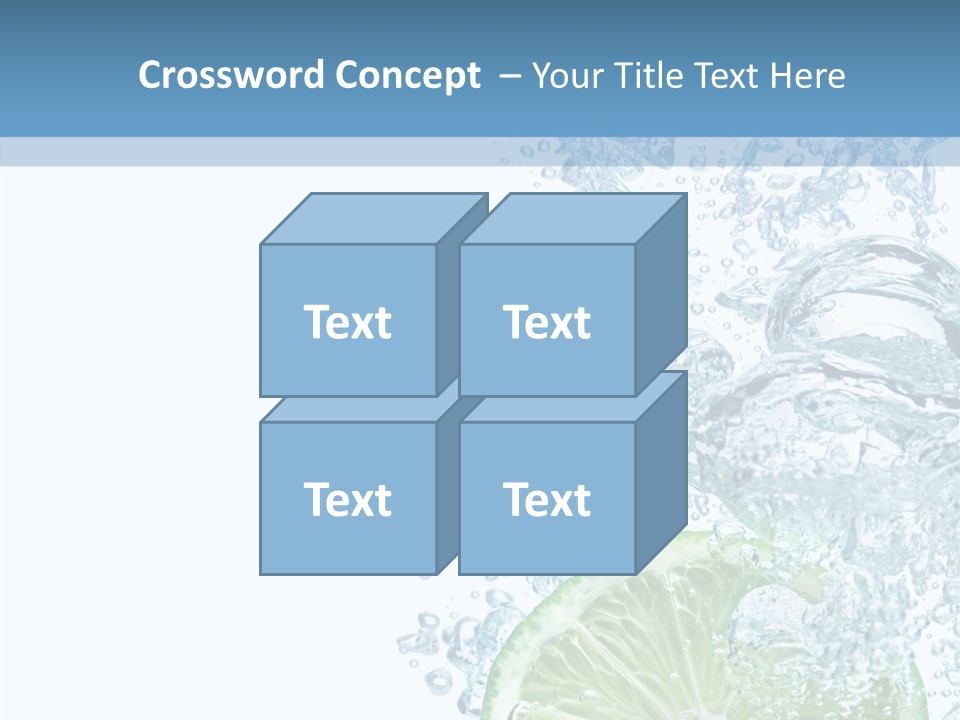 Drop Clear Wave PowerPoint Template