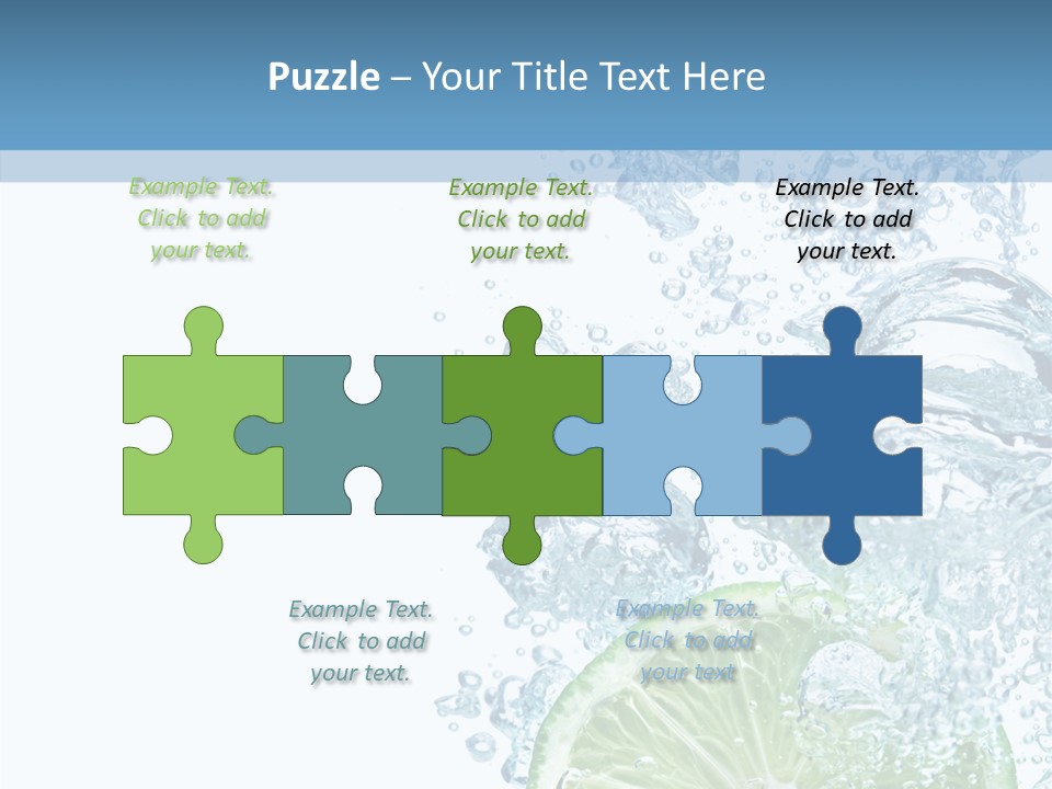 Drop Clear Wave PowerPoint Template
