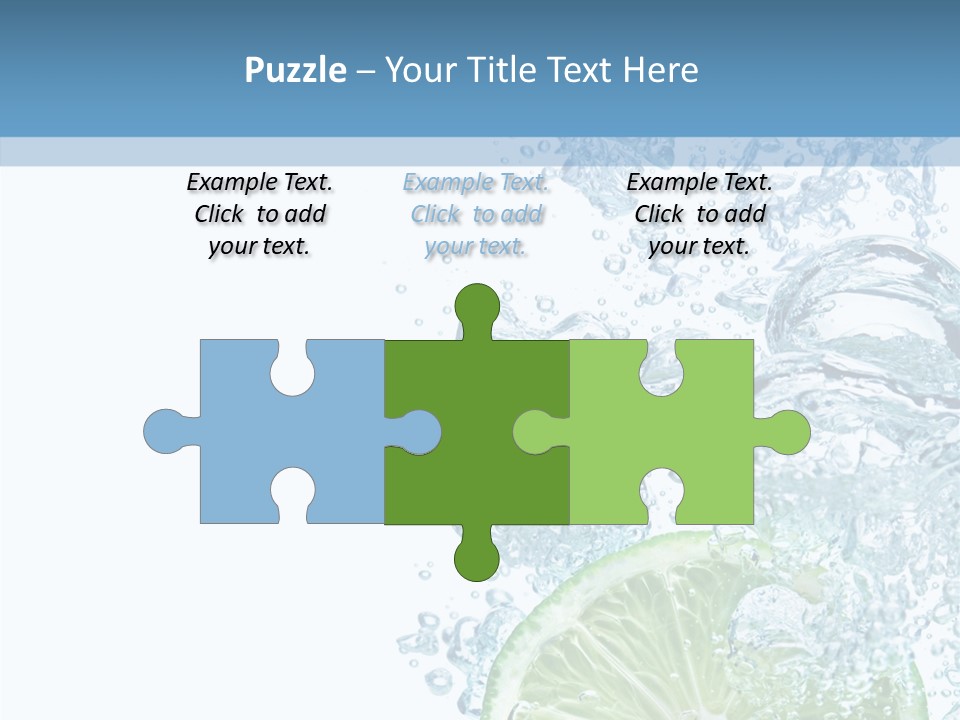 Drop Clear Wave PowerPoint Template