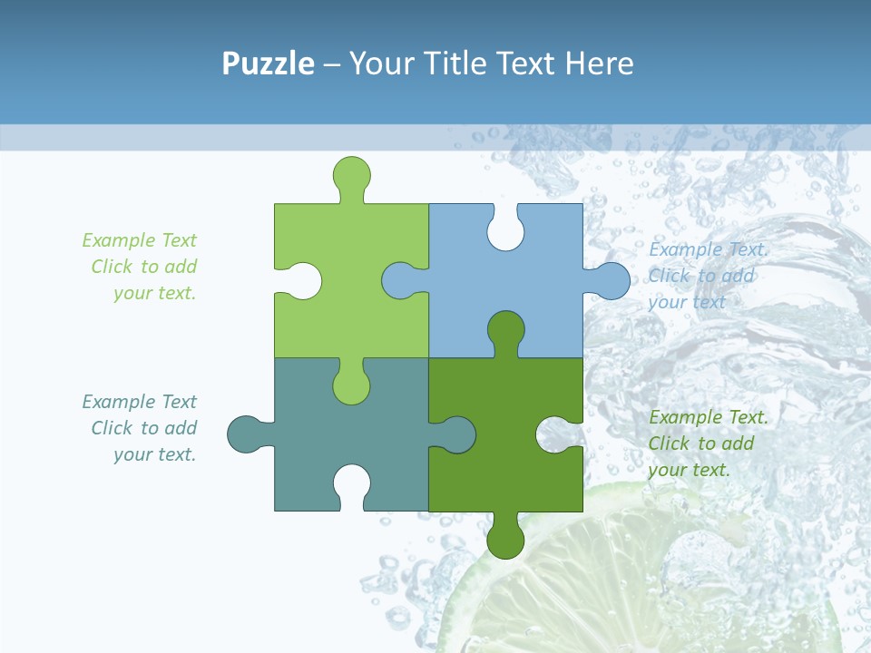 Drop Clear Wave PowerPoint Template