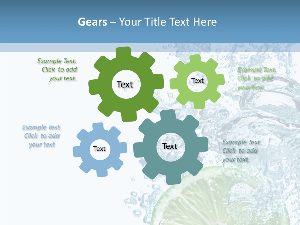 Drop Clear Wave PowerPoint Template