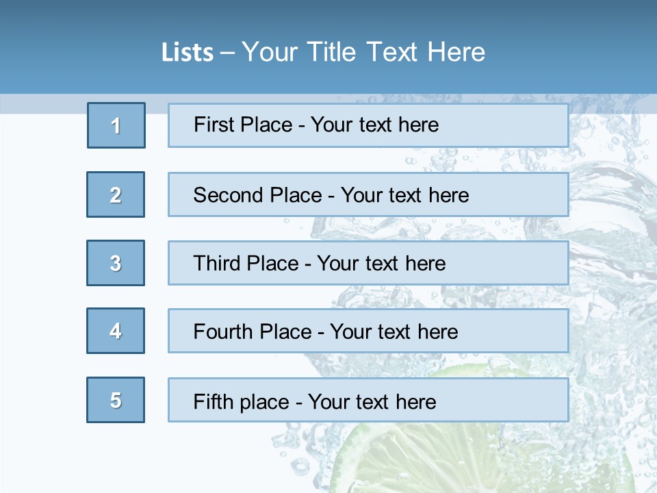 Drop Clear Wave PowerPoint Template