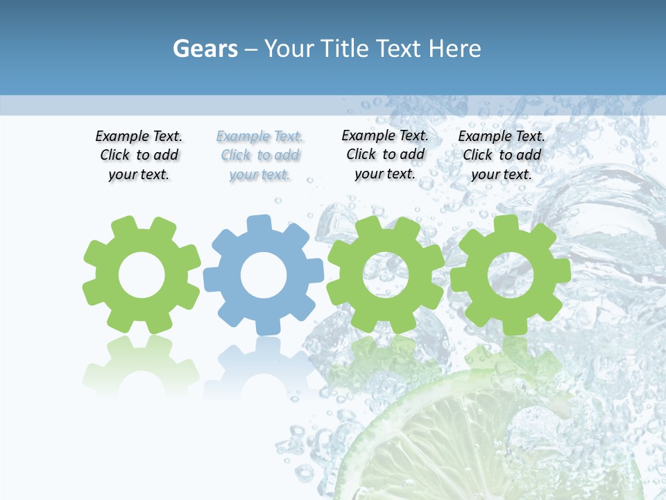 Drop Clear Wave PowerPoint Template