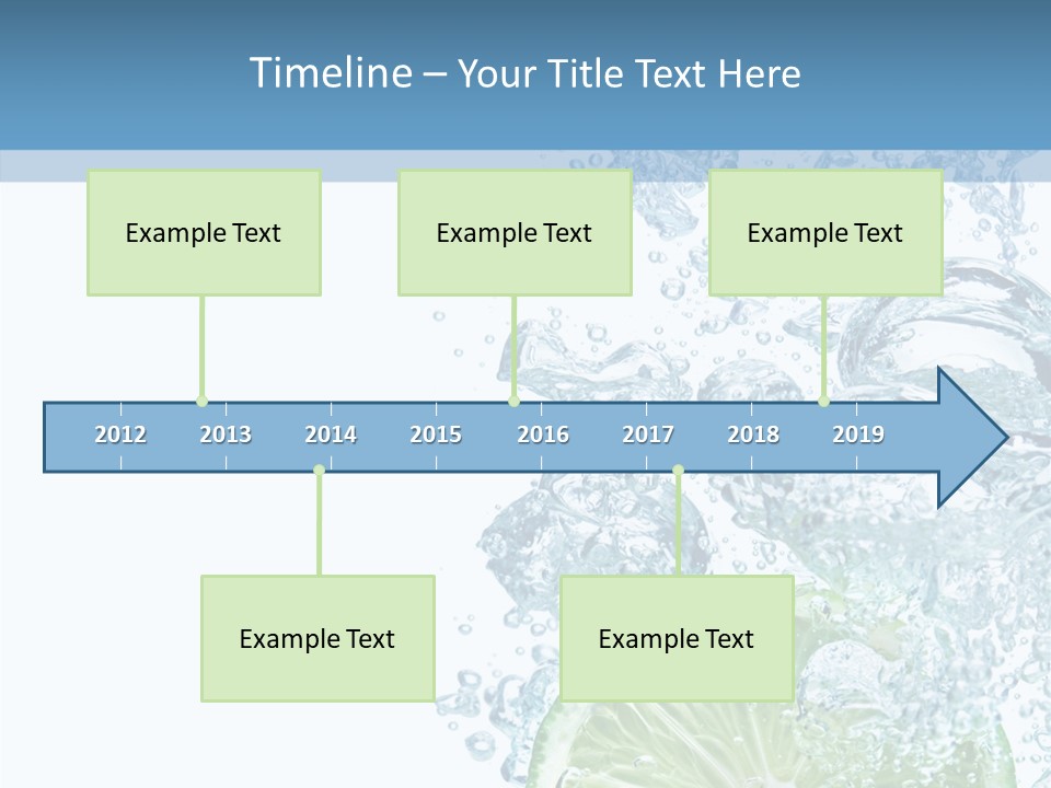 Drop Clear Wave PowerPoint Template