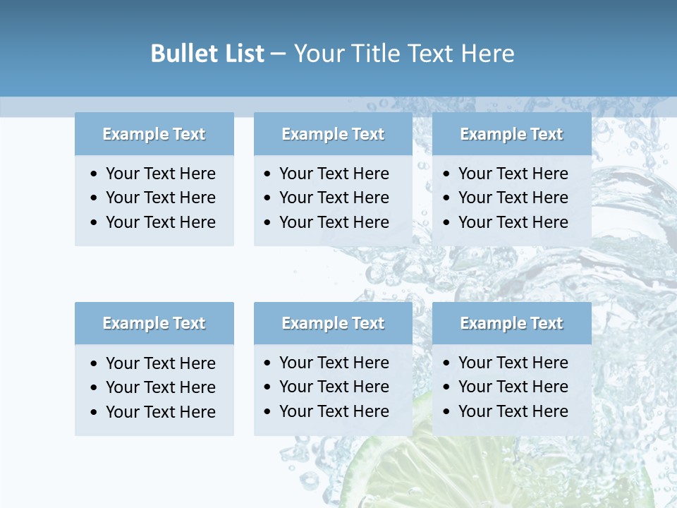 Drop Clear Wave PowerPoint Template