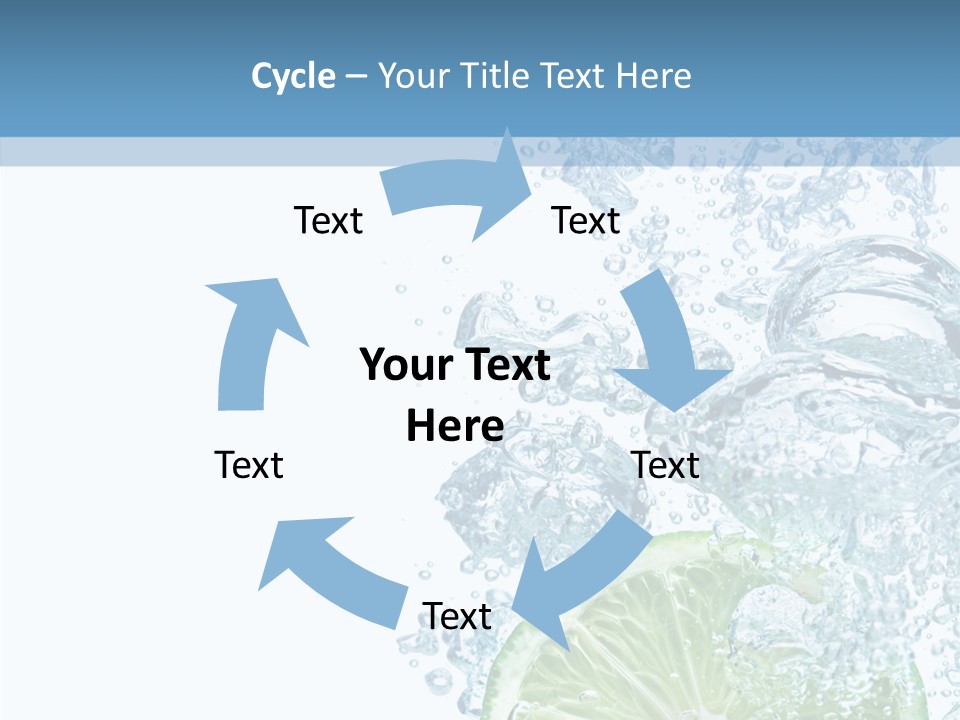 Drop Clear Wave PowerPoint Template