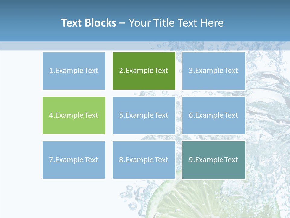 Drop Clear Wave PowerPoint Template