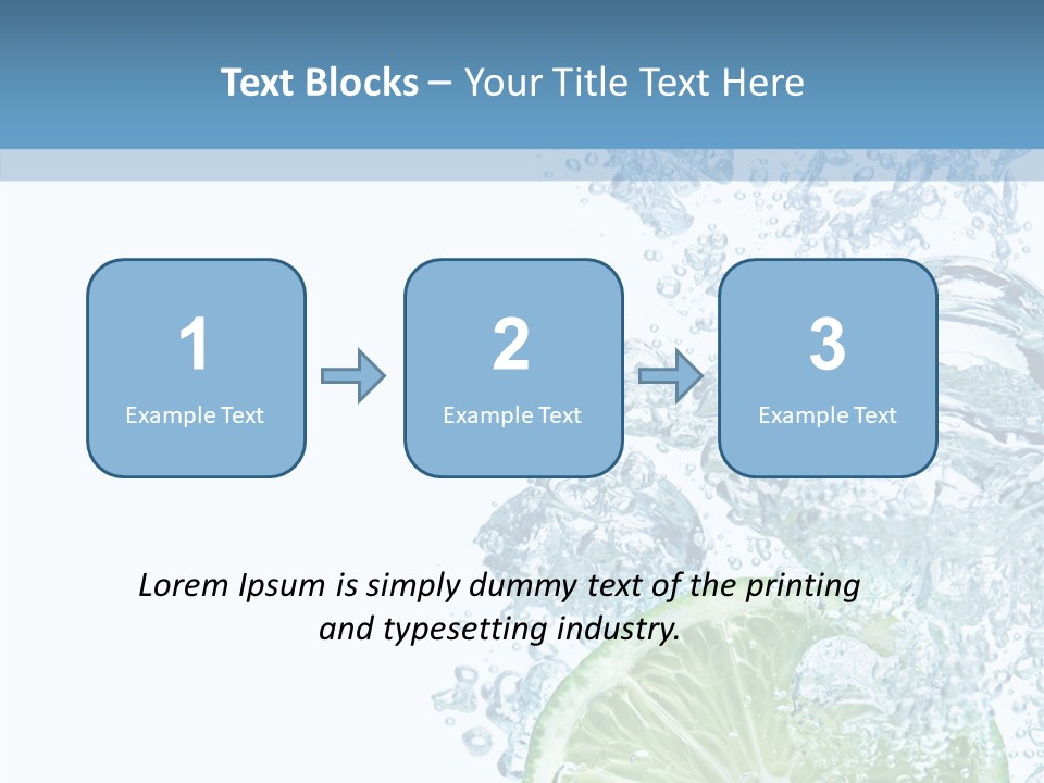 Drop Clear Wave PowerPoint Template