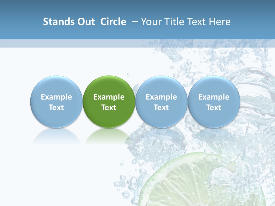 Drop Clear Wave PowerPoint Template