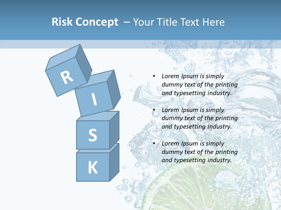 Drop Clear Wave PowerPoint Template