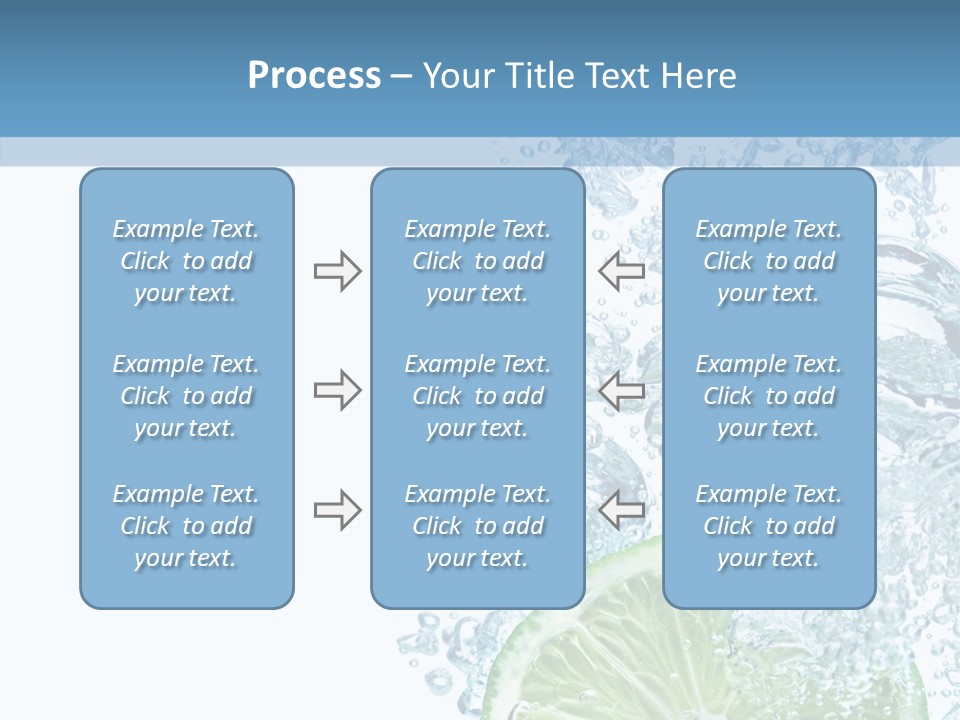 Drop Clear Wave PowerPoint Template