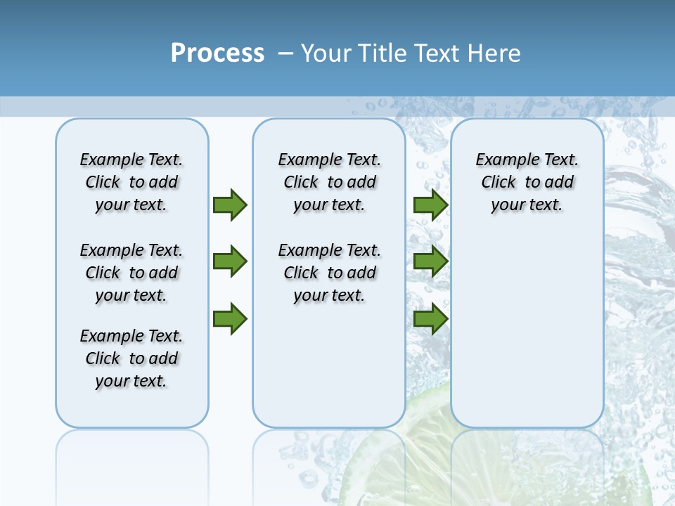 Drop Clear Wave PowerPoint Template