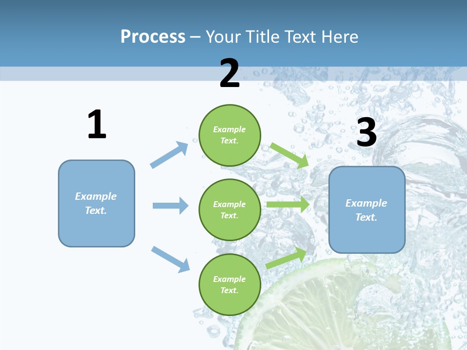 Drop Clear Wave PowerPoint Template
