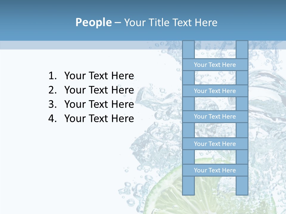 Drop Clear Wave PowerPoint Template