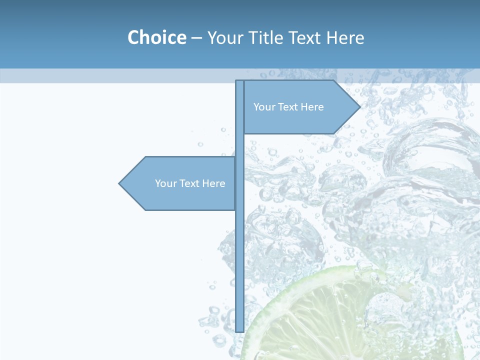 Drop Clear Wave PowerPoint Template