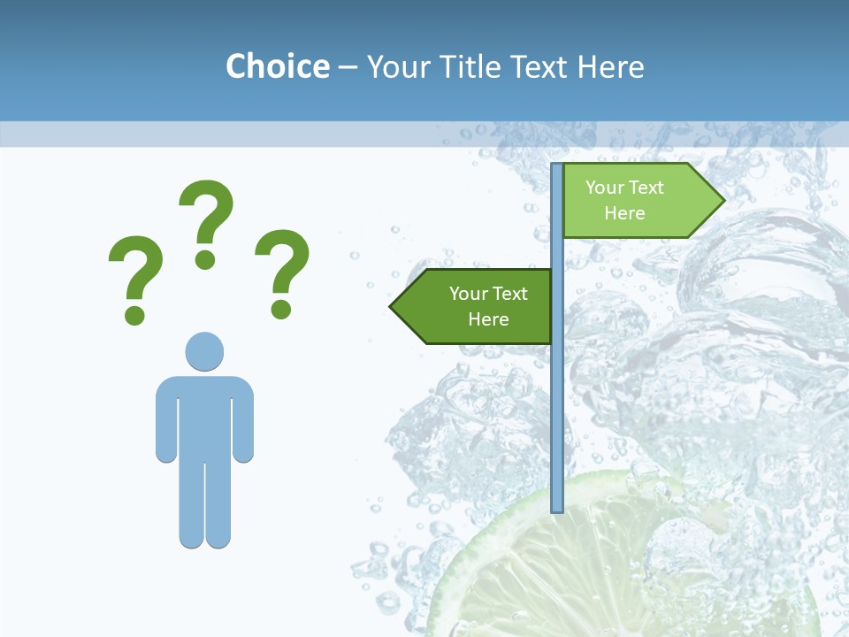 Drop Clear Wave PowerPoint Template
