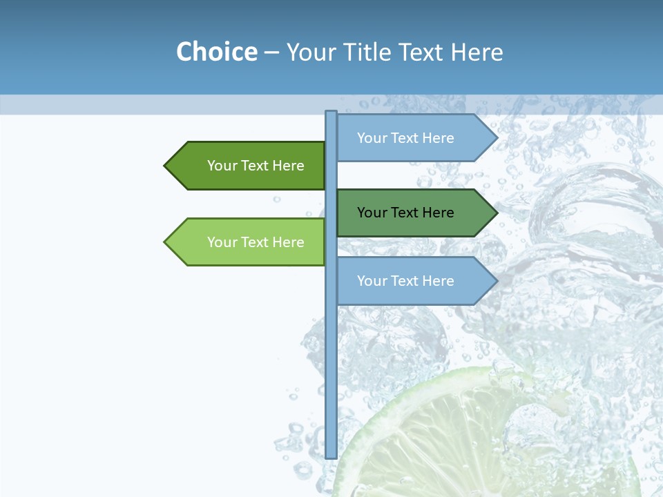 Drop Clear Wave PowerPoint Template