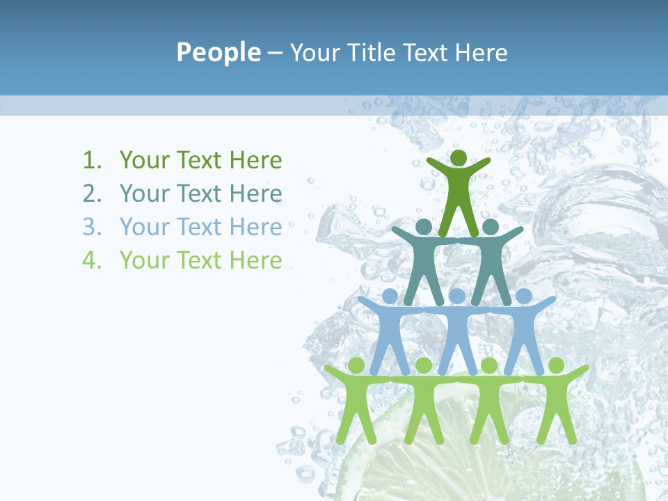 Drop Clear Wave PowerPoint Template