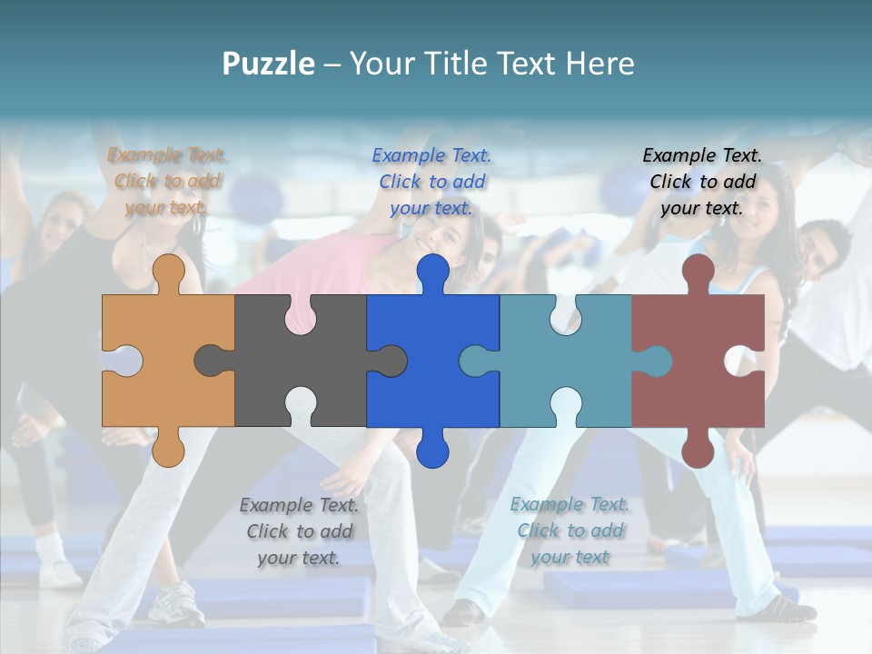 Fit Slim Muscles PowerPoint Template