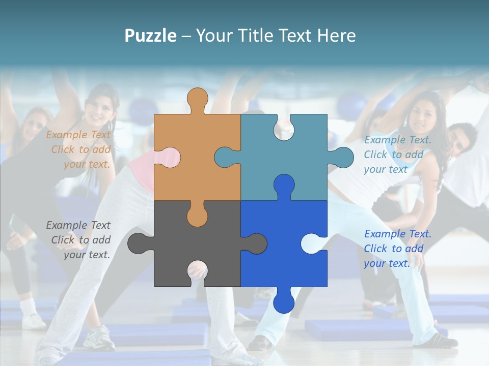 Fit Slim Muscles PowerPoint Template