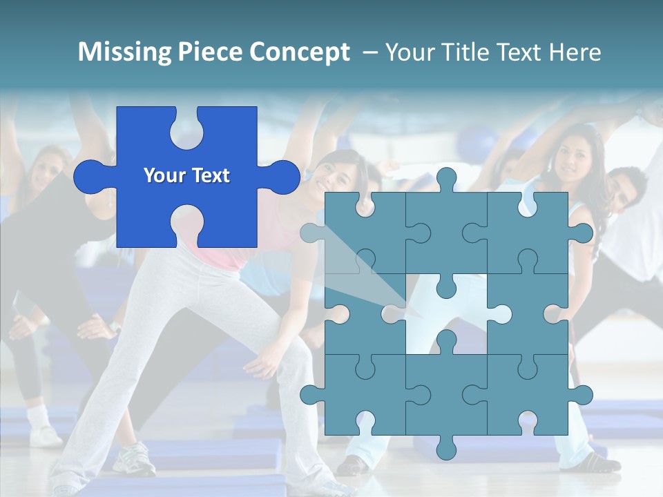 Fit Slim Muscles PowerPoint Template