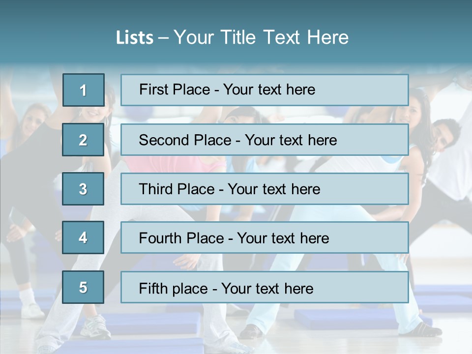 Fit Slim Muscles PowerPoint Template