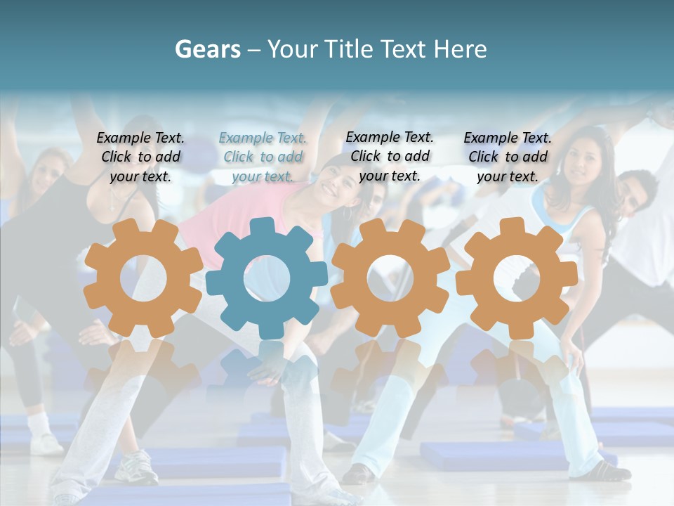 Fit Slim Muscles PowerPoint Template