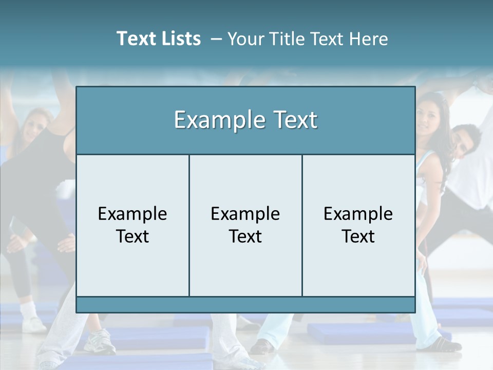 Fit Slim Muscles PowerPoint Template